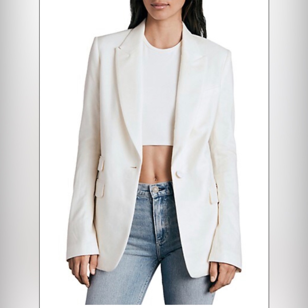 Rag & bone Rylan Blazer in White Size Zero